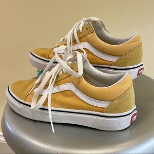 Vans Old Skool Yellow Suede Sneakers